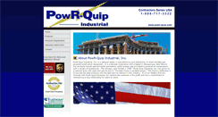 Desktop Screenshot of powr-quip.com